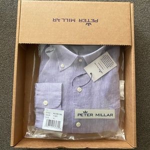Peter Millar Sardinia Linen-Blend Sport Shirt